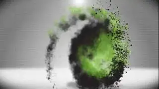 After Effects Template - Audio Reactive 3D Particles Logo Intro