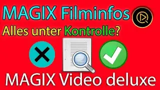 MAGIX Video deluxe: Mit den Filminformationen hinter die Kulissen Deines Films blicken