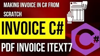 create an invoice in c# | c# pdf invoice | asp.net invoice | itext7