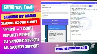 SAMCrazy Tool Samsung FRP remove 1 Credit full tutorial