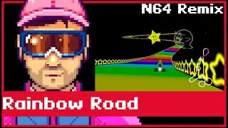 Rainbow Road from Mario Kart 64 (BUTTON MASHER COVER)