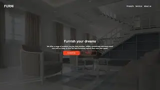 Furniture Website Landing Page