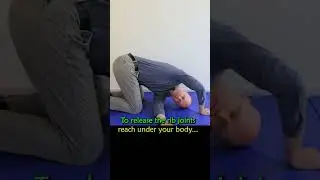 Upper back pain relief exercise