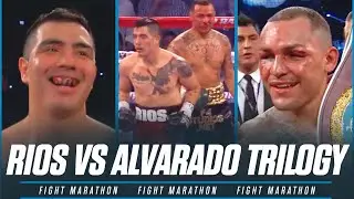 The Entire Brandon Rios vs Mike Alvarado Trilogy | FIGHT MARATHON