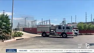 Evacuations remain as fire burns at SDG&E battery bank storage