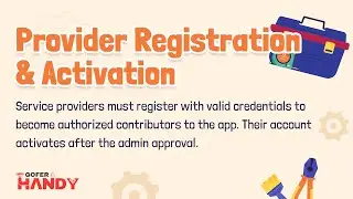 Provider Registration & Activation - GoferHandy