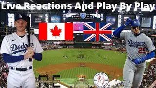 Canada Vs Great Britain World Baseball Classic | Live Reactions and Play By Play