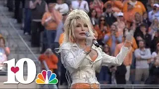 Dolly Parton sings Rocky Top with Vol fans at Neyland Stadium