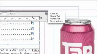 Setting Tabs InDesign (No. 90)