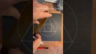 How to draw the Philosophers Stone - Alchemist Symbol. fast