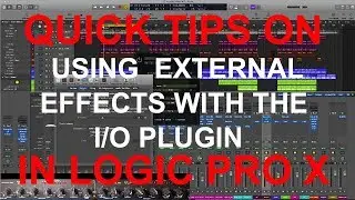 EXTERNAL EFFECTS INSERT In Logic pro X