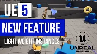 Unreal Engine 5 Light Weight Instances | New Feature |  #UE5