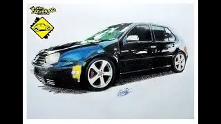 🚗 Volkswagen Golf Cor Preto ano 2003