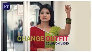 CHANGE DRESS  COLOR ON VIDEO 😯|| CHANGE OUTFIT COLOR ||  Adobe Premiere Pro Tutorial 2023