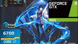 i7 6700 gtx 1650 Genshin Impact