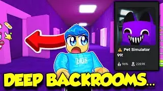 I Explored THE DEEP BACKROOMS In The New Pet Simulator 99 UPDATE And IT'S SPOOKY!