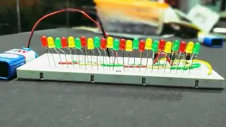 how to make a 3 channel LED chaser without any IC