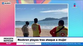 Reabren playas de Jalisco tras el ataque de un tiburón a una mujer | Noticias con Crystal Mendivil