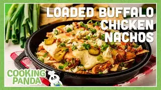 Loaded Buffalo Chicken Nachos [Nacho Recipes]