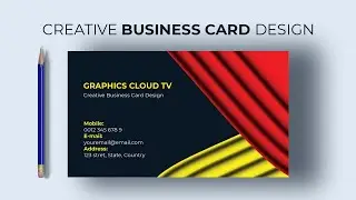 How to design business card in photoshop | Photoshop Tutorial