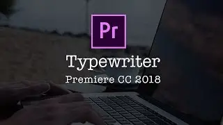 Typewriter / Schreibmaschinen Effekt Tutorial Premiere Pro CC 2018 Deutsch