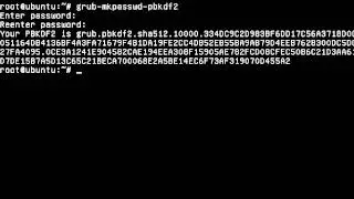 UBUNTU Using GRUB2 passwords