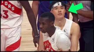 Yuta Watanabe SAVES Teammate from Possible Fight | RAPTORS vs HORNETS | Jan 25, 2022 | 21-22 Season