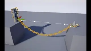 UE4 Chain Component, Spline feature