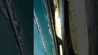 снимаю шовный герметик на пороге...а щетка в ноль...