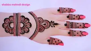 😱🔥easy top Arabic mehndi design-weddingDulhan special