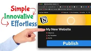 New Notion Sites - Quick Website Creation in Minutes