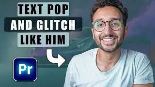 Text POP IN and GLITCH OUT Effect Like Ali Abdaal in Premiere Pro