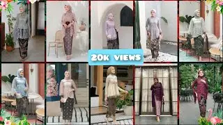 model kebaya brokat muslim modern cocok untuk wisuda dan kondangan✨trend busana viral 2024✨trendy