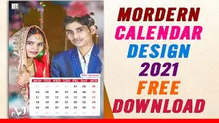 Calendar Design 2021 | free download Calendar 2021 | How To Make a Calendar in photoshop Tutorial