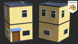 Low Poly Building (Blender Tutorial)