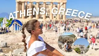ATHENS, GREECE: visiting the acropolis, rooftop restaurant, public transport, show day prep!