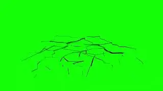 Ground crack Green screen effect free download