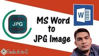 MS Word to JPG Image | Ahsan Tech Tips