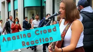 AMAZING CROWD REACTION | Estelle - American Boy | Allie Sherlock Cover