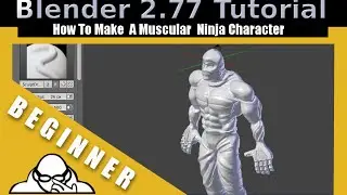 How To Make A Muscular Ninja Character In Blender 2.77