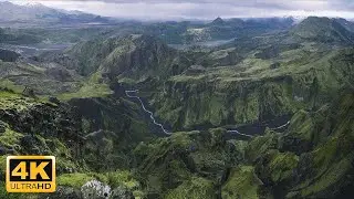 6 Hours Stunning Aerial Views 4K with Relaxation Music