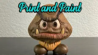 Goomba Print and Paint + Free STL