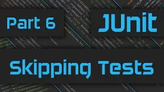 JUnit Tutorial with IntelliJ  - How to Skip Tests and Test Suites - Master JUnit Framework - Part 6