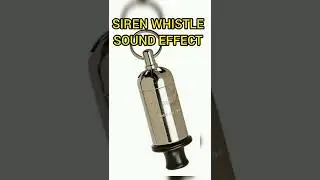 Siren whistle sound effect 