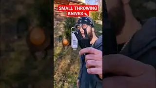 HOW To Throw SMALL Throwing Knives? 