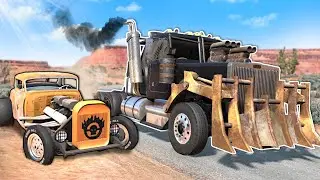 MAD MAX CHASE in BeamNG Drive Multiplayer Mods!