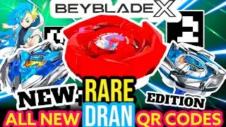 QR ANIME EXPO RARE DRAN Beyblade QR CODES + ALL DRAN Beyblades QR CODES Hasbro Beyblade X App