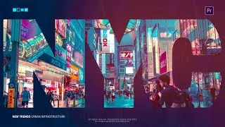 Premiere Pro Template: Intro Modern City + Free Font