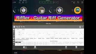 RIFFLER - Guitar Riff Generator - Now AUv3 - Tutorial & Demo for the iPad