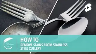 How to Remove Stains from Stainless Steel Cutlery #shorts